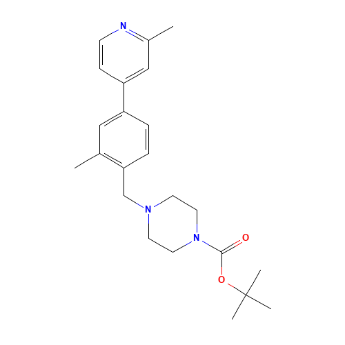 tert-butyl 4-[[2-methyl-4-(2-methylpyridin-4-yl)phenyl]methyl]piperazine-1-carboxylate (CAS: 1460035-33-9) - Related Chemical Product