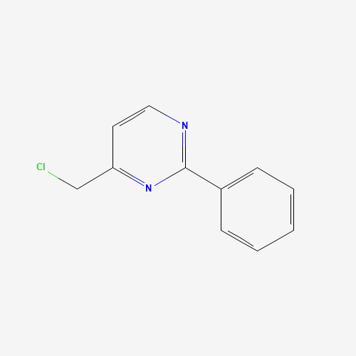 4-(chloromethyl)-2-phenylpyrimidine (CAS: 179260-80-1) - Chemical Structure and Molecular Formula 