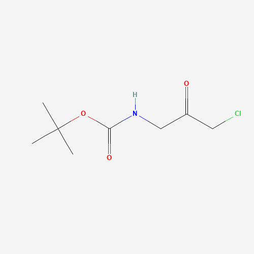 tert-butyl N-(3-chloro-2-oxopropyl)carbamate (CAS: 137990-82-0) - Chemical Structure and Molecular Formula 