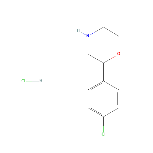 2-(4-chlorophenyl)morpholine;hydrochloride (CAS: 155138-25-3) - Related Chemical Product