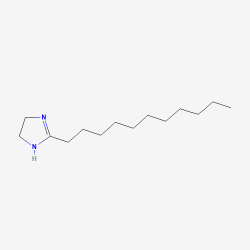 2-undecyl-4,5-dihydro-1H-imidazole (CAS: 29249-55-6) - Chemical Structure and Molecular Formula 