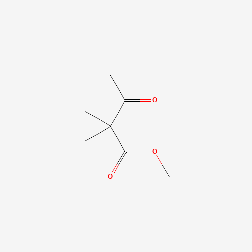 methyl 1-acetylcyclopropane-1-carboxylate (CAS: 38806-09-6) - Chemical Structure and Molecular Formula 