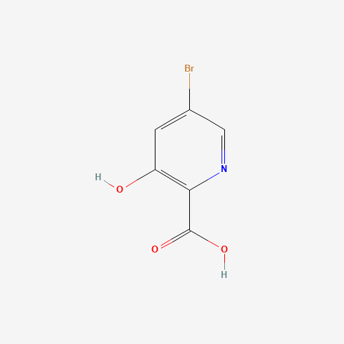 5-bromo-3-hydroxypyridine-2-carboxylic acid (CAS: 1160994-90-0) - Chemical Structure and Molecular Formula 
