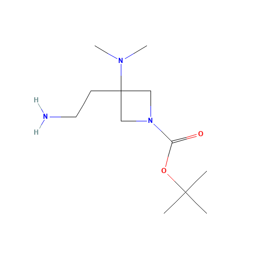 tert-butyl 3-(2-aminoethyl)-3-(dimethylamino)azetidine-1-carboxylate (CAS: 1227245-63-7) - Related Chemical Product