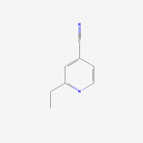 2-ethylpyridine-4-carbonitrile (CAS: 1531-18-6) - Chemical Structure and Molecular Formula 