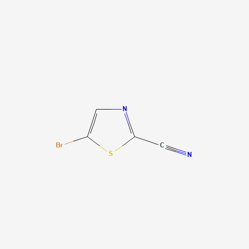 5-bromo-1,3-thiazole-2-carbonitrile (CAS: 1198154-99-2) - Chemical Structure and Molecular Formula 