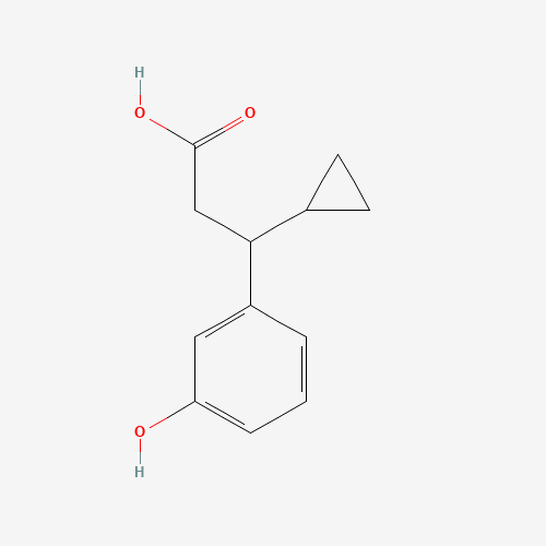 3-cyclopropyl-3-(3-hydroxyphenyl)propanoic acid (CAS: 1142224-60-9) - Related Chemical Product