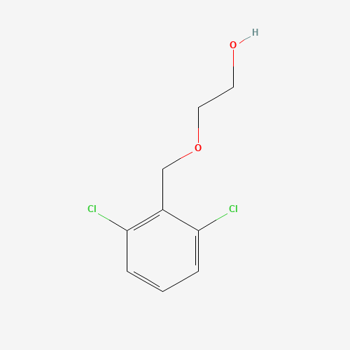 2-[(2,6-dichlorophenyl)methoxy]ethanol (CAS: 85309-91-7) - Chemical Structure and Molecular Formula 