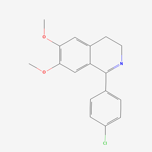 1-(4-chlorophenyl)-6,7-dimethoxy-3,4-dihydroisoquinoline (CAS: 76201-90-6) - Related Chemical Product