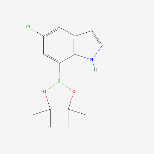 5-chloro-2-methyl-7-(4,4,5,5-tetramethyl-1,3,2-dioxaborolan-2-yl)-1H-indole (CAS: 919119-60-1) - Related Chemical Product