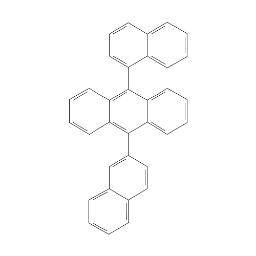 9-naphthalen-1-yl-10-naphthalen-2-ylanthracene (CAS: 855828-36-3) - Related Chemical Product