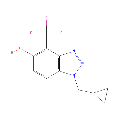 1-(cyclopropylmethyl)-4-(trifluoromethyl)benzotriazol-5-ol (CAS: 1268314-75-5) - Related Chemical Product