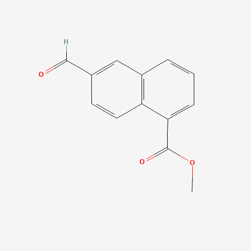 methyl 6-formylnaphthalene-1-carboxylate (CAS: 1353942-14-9) - Chemical Structure and Molecular Formula 