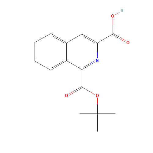 1-[(2-methylpropan-2-yl)oxycarbonyl]isoquinoline-3-carboxylic acid (CAS: 1268522-55-9) - Related Chemical Product