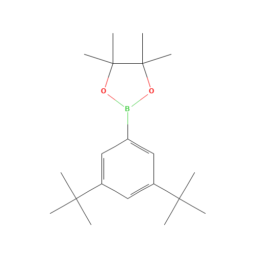 2-(3,5-ditert-butylphenyl)-4,4,5,5-tetramethyl-1,3,2-dioxaborolane (CAS: 1071924-13-4) - Related Chemical Product