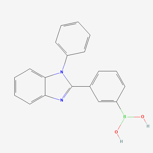 [3-(1-phenylbenzimidazol-2-yl)phenyl]boronic acid (CAS: 1214723-26-8) - Related Chemical Product