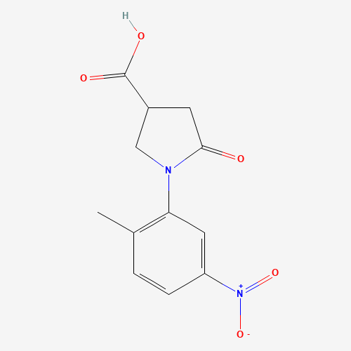 1-(2-methyl-5-nitrophenyl)-5-oxopyrrolidine-3-carboxylic acid (CAS: 345297-69-0) - Related Chemical Product