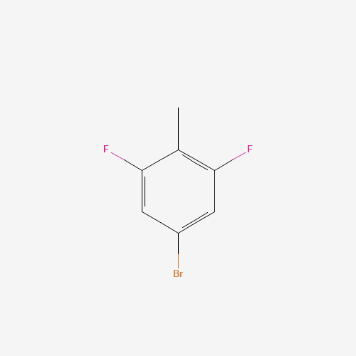 5-bromo-1,3-difluoro-2-methylbenzene (CAS: 179617-08-4) - Chemical Structure and Molecular Formula 
