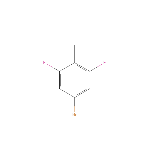 5-bromo-1,3-difluoro-2-methylbenzene (CAS: 179617-08-4) - Chemical Structure and Molecular Formula 