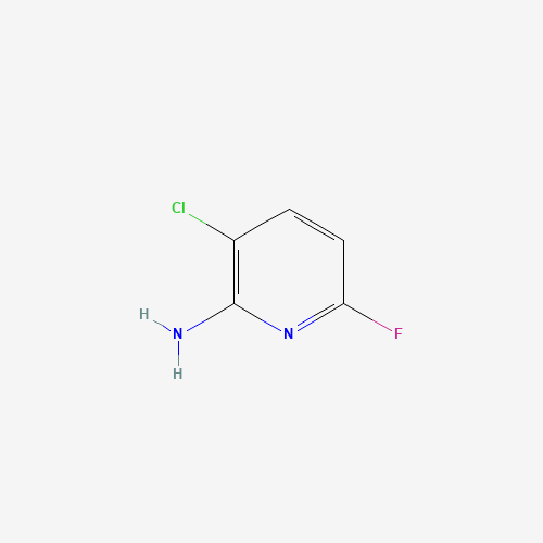 3-chloro-6-fluoropyridin-2-amine (CAS: 1232431-23-0) - Chemical Structure and Molecular Formula 