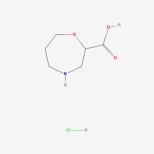 1,4-oxazepane-2-carboxylic acid;hydrochloride (CAS: 1186663-62-6) - Related Chemical Product