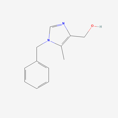 (1-benzyl-5-methylimidazol-4-yl)methanol (CAS: 75815-55-3) - Chemical Structure and Molecular Formula 