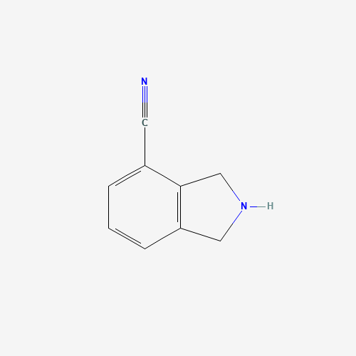 2,3-dihydro-1H-isoindole-4-carbonitrile (CAS: 1159883-00-7) - Chemical Structure and Molecular Formula 