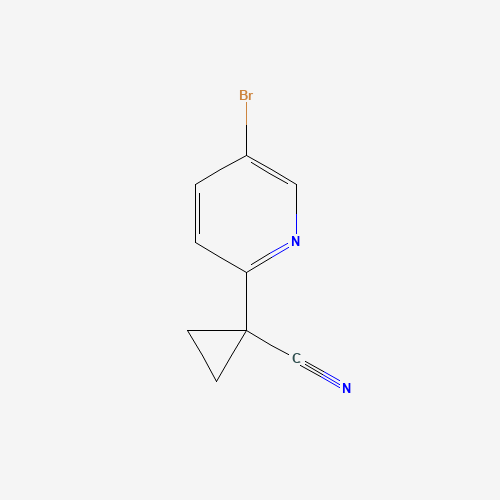 1-(5-bromopyridin-2-yl)cyclopropane-1-carbonitrile (CAS: 827628-15-9) - Related Chemical Product