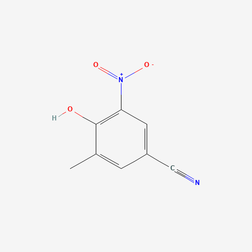4-hydroxy-3-methyl-5-nitrobenzonitrile (CAS: 849353-44-2) - Chemical Structure and Molecular Formula 