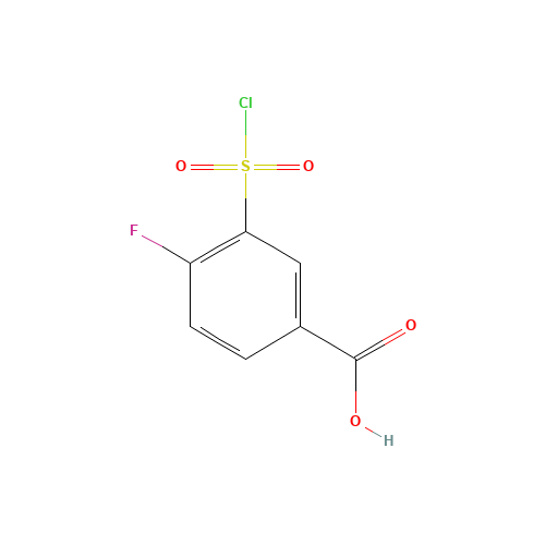 3-chlorosulfonyl-4-fluorobenzoic acid (CAS: 2267-40-5) - Related Chemical Product