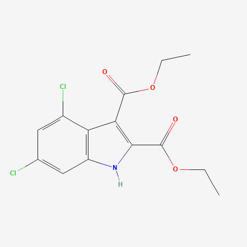 diethyl 4,6-dichloro-1H-indole-2,3-dicarboxylate (CAS: 146012-24-0) - Related Chemical Product