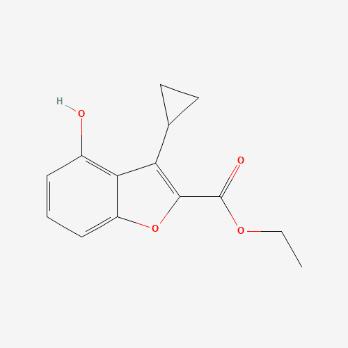 ethyl 3-cyclopropyl-4-hydroxy-1-benzofuran-2-carboxylate (CAS: 279230-73-8) - Related Chemical Product