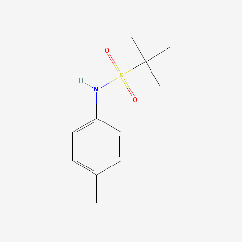 2-methyl-N-(4-methylphenyl)propane-2-sulfonamide (CAS: 1305205-30-4) - Chemical Structure and Molecular Formula 