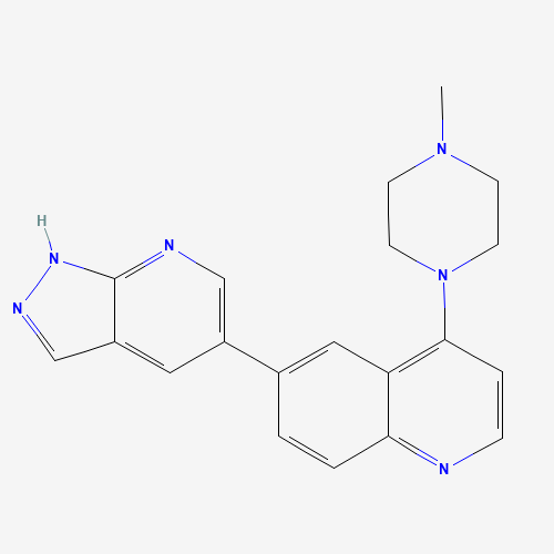 4-(4-methylpiperazin-1-yl)-6-(1H-pyrazolo[3,4-b]pyridin-5-yl)quinoline (CAS: 1086061-39-3) - Related Chemical Product