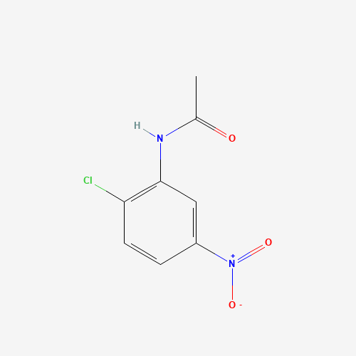 N-(2-chloro-5-nitrophenyl)acetamide (CAS: 4031-81-6) - Chemical Structure and Molecular Formula 