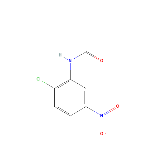 N-(2-chloro-5-nitrophenyl)acetamide (CAS: 4031-81-6) - Chemical Structure and Molecular Formula 