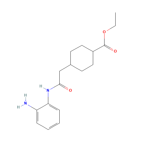 ethyl 4-[2-(2-aminoanilino)-2-oxoethyl]cyclohexane-1-carboxylate (CAS: 1415923-09-9) - Related Chemical Product