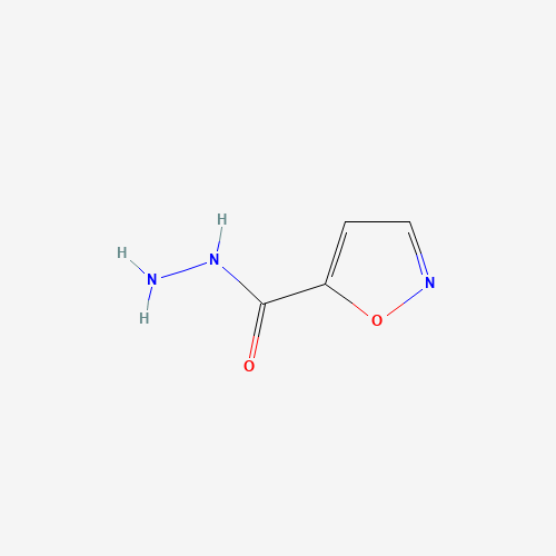 1,2-oxazole-5-carbohydrazide (CAS: 855746-95-1) - Chemical Structure and Molecular Formula 