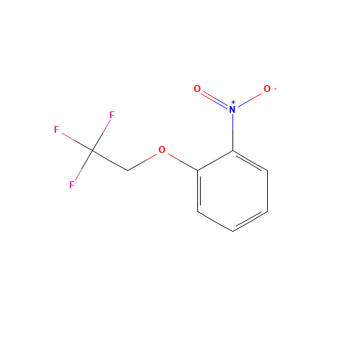 1-nitro-2-(2,2,2-trifluoroethoxy)benzene (CAS: 87014-28-6) - Chemical Structure and Molecular Formula 