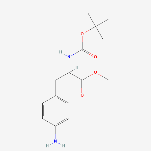 methyl 3-(4-aminophenyl)-2-[(2-methylpropan-2-yl)oxycarbonylamino]propanoate (CAS: 180146-30-9) - Related Chemical Product