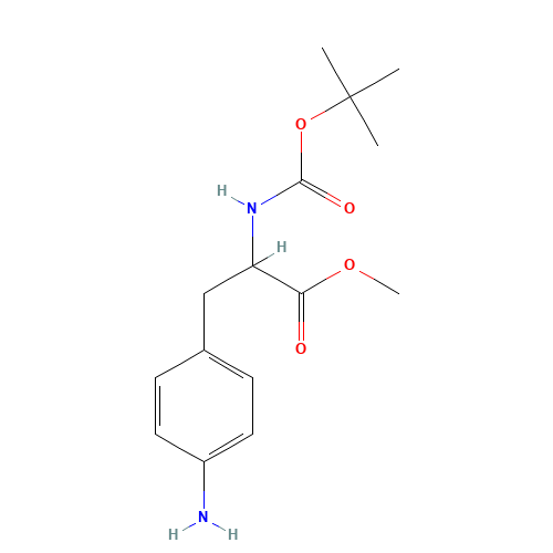 methyl 3-(4-aminophenyl)-2-[(2-methylpropan-2-yl)oxycarbonylamino]propanoate (CAS: 180146-30-9) - Related Chemical Product