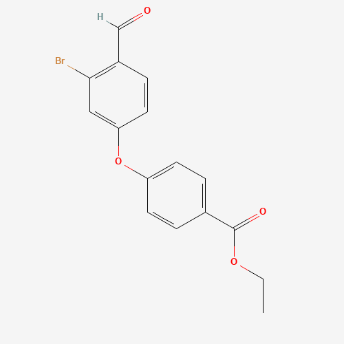 ethyl 4-(3-bromo-4-formylphenoxy)benzoate (CAS: 1196474-68-6) - Related Chemical Product