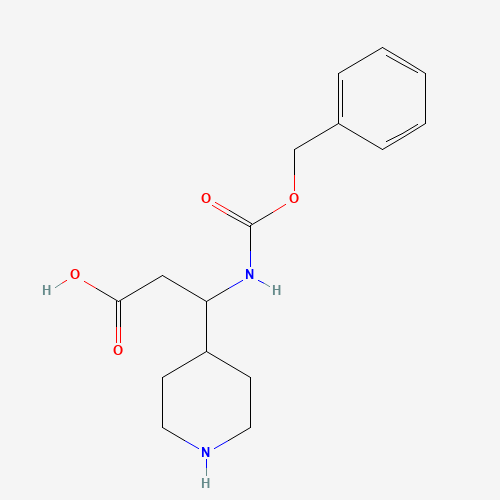 3-(phenylmethoxycarbonylamino)-3-piperidin-4-ylpropanoic acid (CAS: 372144-06-4) - Related Chemical Product