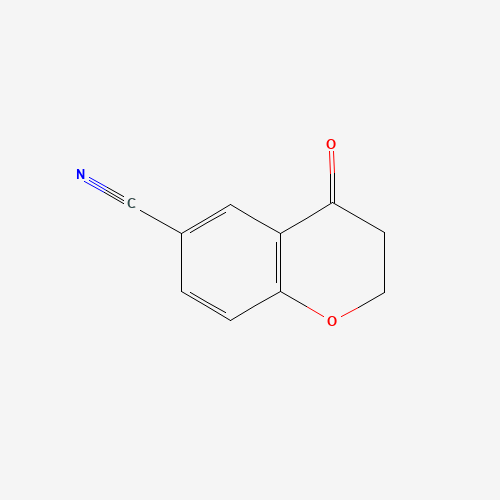 4-oxo-2,3-dihydrochromene-6-carbonitrile (CAS: 138801-92-0) - Chemical Structure and Molecular Formula 