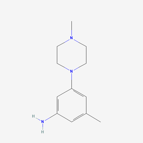 3-methyl-5-(4-methylpiperazin-1-yl)aniline (CAS: 1283736-97-9) - Related Chemical Product
