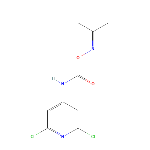 (propan-2-ylideneamino) N-(2,6-dichloropyridin-4-yl)carbamate (CAS: 286436-01-9) - Related Chemical Product
