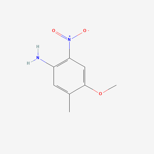 4-methoxy-5-methyl-2-nitroaniline (CAS: 55730-09-1) - Chemical Structure and Molecular Formula 