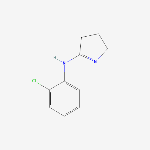 N-(2-chlorophenyl)-3,4-dihydro-2H-pyrrol-5-amine (CAS: 21748-08-3) - Chemical Structure and Molecular Formula 