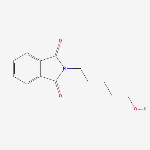 2-(5-hydroxypentyl)isoindole-1,3-dione (CAS: 63273-48-3) - Chemical Structure and Molecular Formula 