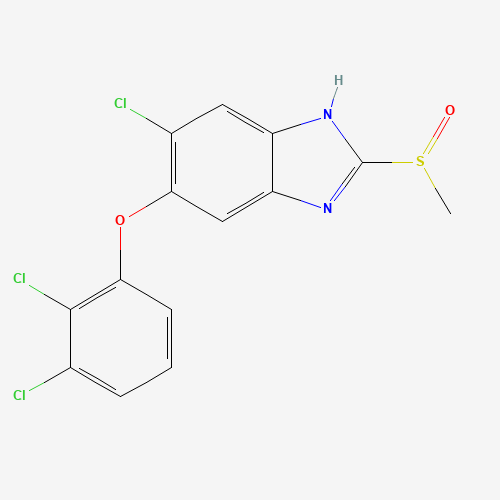 6-chloro-5-(2,3-dichlorophenoxy)-2-methylsulfinyl-1H-benzimidazole (CAS: 100648-13-3) - Related Chemical Product